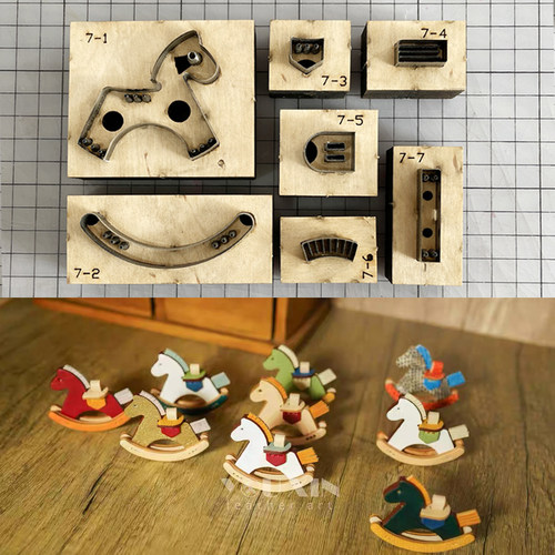 网红款摇摇手工diy皮革下料刀模