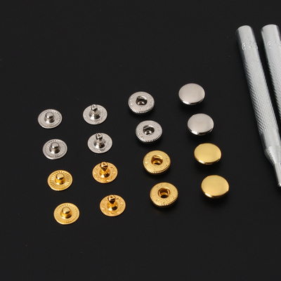 655型10mm光面四合扣  手工DIY皮革金属按扣摁扣7049 / 10套价