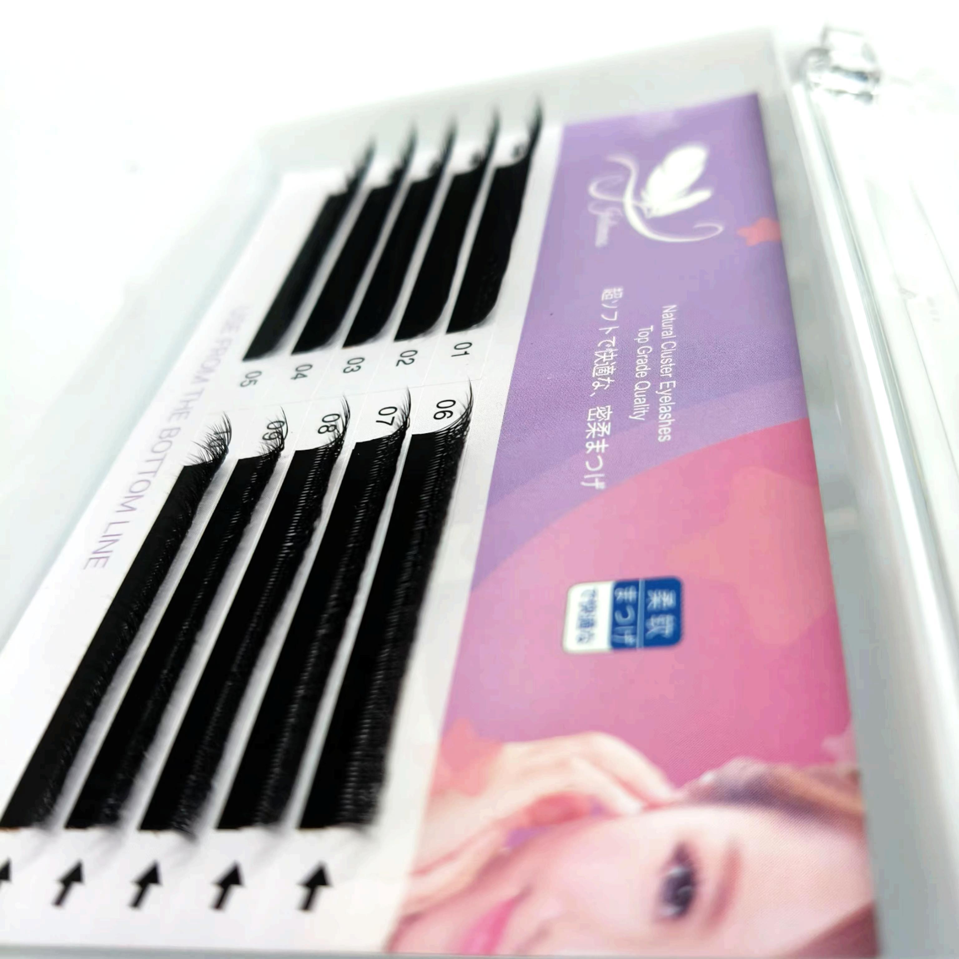 斜飞人造纤维自带眼线效果0负重