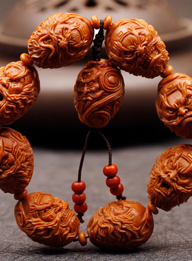 南工坊男女橄榄核民族风钟馗