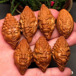 现货橄榄核手串一念之间2.0大籽苏工老油核文玩天然原创设计