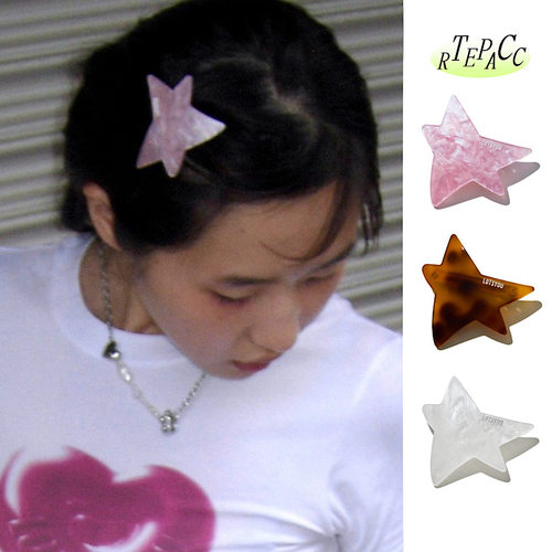 韩国LOTSYOU星星亚克力发夹