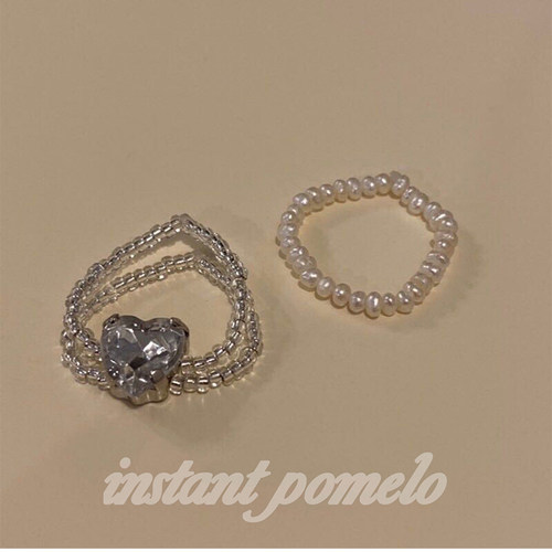 rtep超嗲爱心90s复古女孩瓷珠