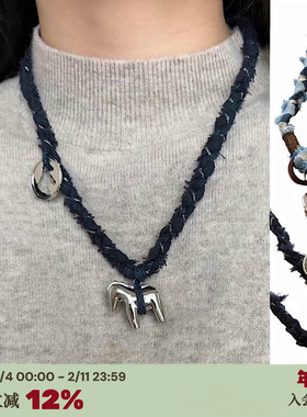 高版本！手工制织布编织项链