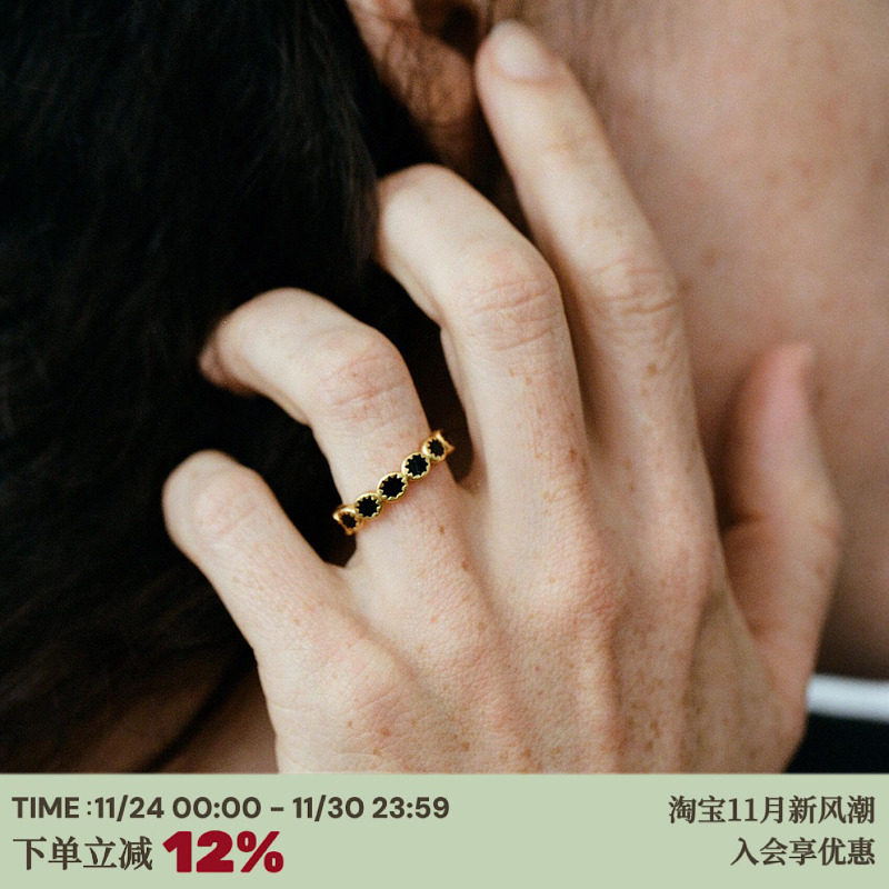 ABOA*日月灵感开口戒指