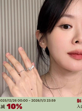 铜镀银~韩国博主happyrim戒指