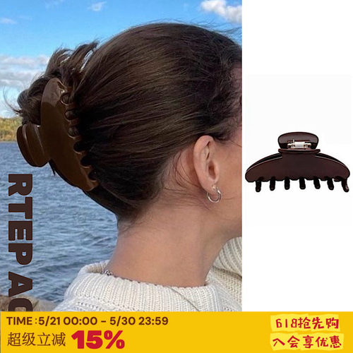 emijay美拉德棕*抓夹经典复古