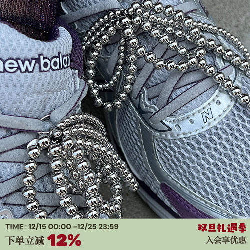 韩国mondayedition同款银色鞋扣