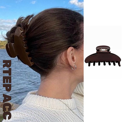 emijay美拉德棕*抓夹经典复古