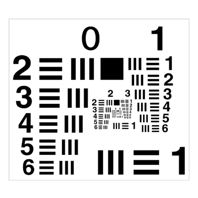 3nh标准分辨率测试卡USAF1951测试图卡美国空军目标分辨率测试图