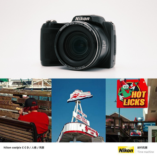 Nikon 极简操作兼顾人像滤镜 尼康COOLPIX CCD复古相机月亮远景