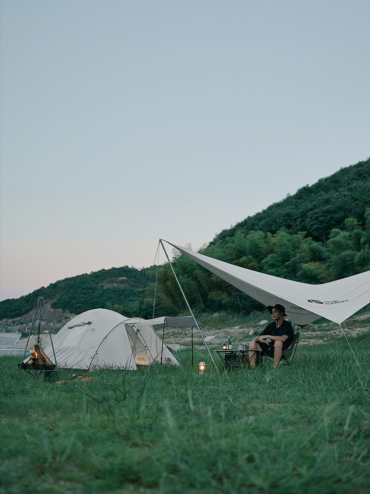 牧高笛冷山2air帐篷单人双人户外露营防风防雨徒步便携折叠帐多人