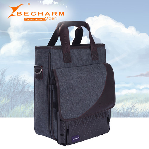 becharm必彩可坐单肩背包