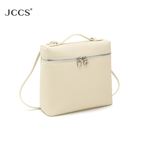 JCCS背包书包牛皮手提包女简约时尚休闲单双肩包
