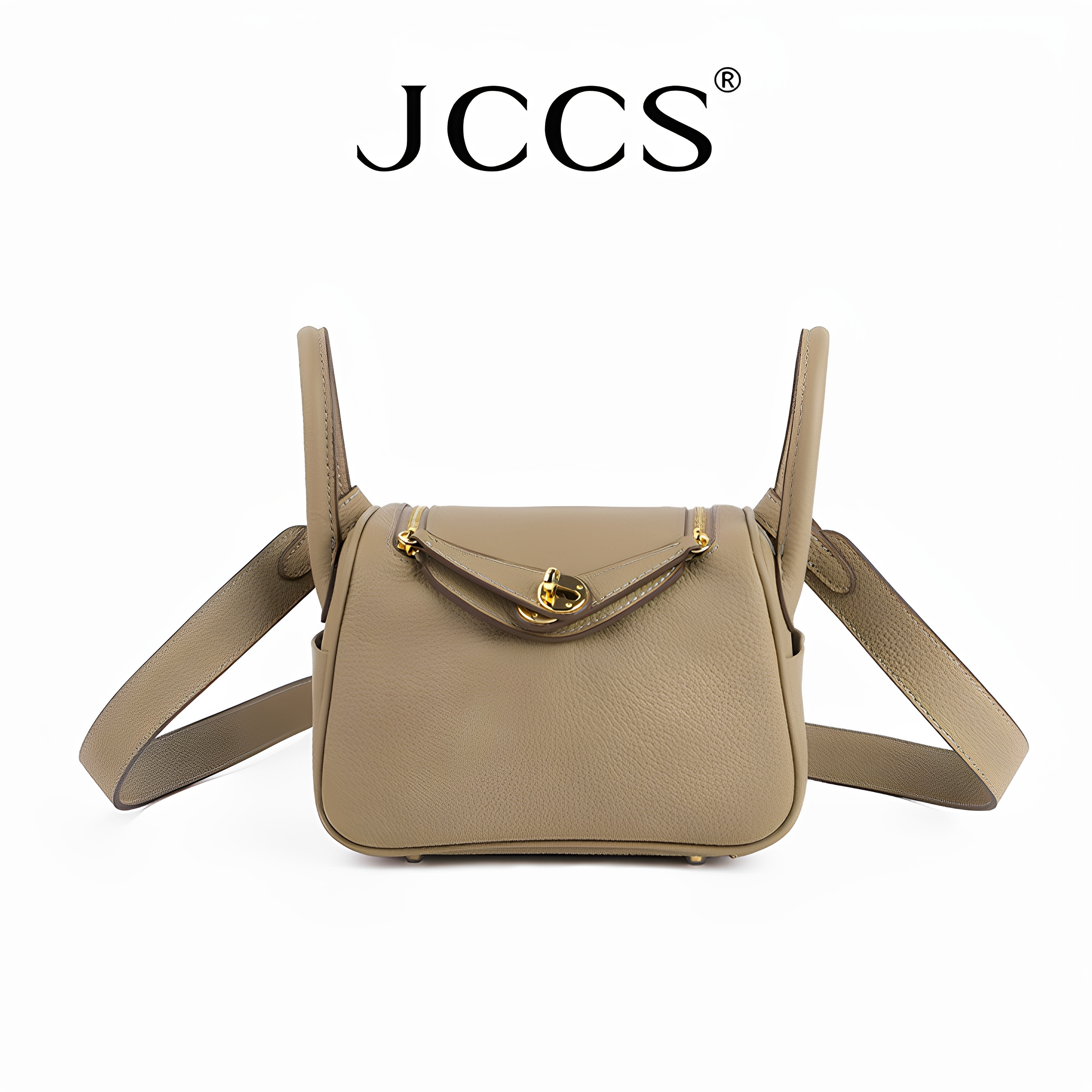 jccs新款女包19cm琳迪包真皮日常通勤单肩斜挎包枕头包百搭中包