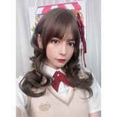 假发女长发自然色全头套式 仿真假发套 大波浪长卷发中长发新款