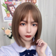 亚麻色假发女短发夏季 JK日常减龄波波头高颅顶蓬松自然全头套