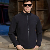 户外春夏男士 外套 战术夹克防水耐磨冲锋衣立领休闲百搭加绒薄款