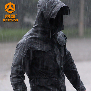 谍影战术外套m65风衣春夏防风保暖冲锋衣男户外防水蟒纹迷彩服