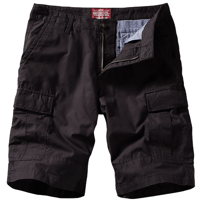 麻吉工装短裤男宽松大码五分裤