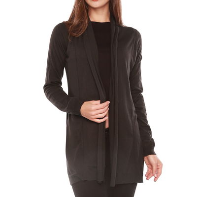 麻吉春秋装match开衫圆领