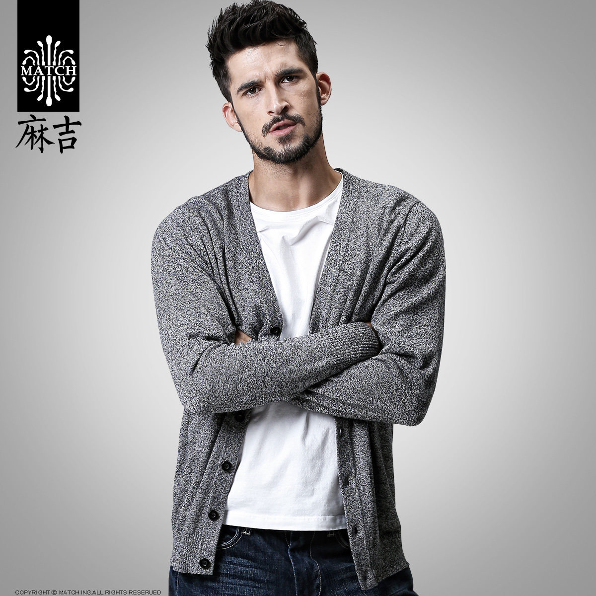 针织衫麻吉外穿秋季纯色领薄款