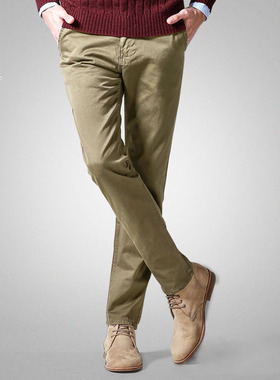 match麻吉男装休闲裤男小脚长裤春夏潮修身韩版青年男士裤子8025