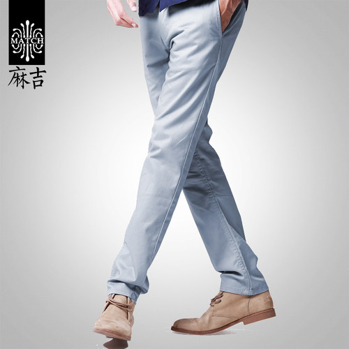 match麻吉修身长裤秋季小脚