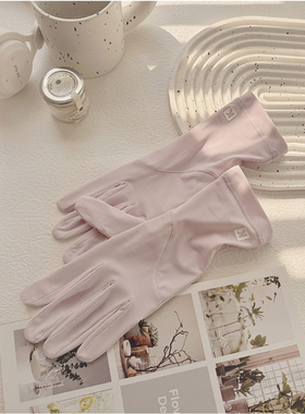 防晒手套女士防紫外线开车骑行户外电动车可触屏冰丝加长夏季薄款