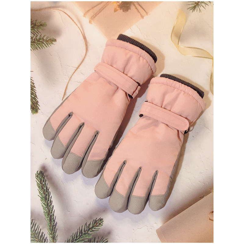 韩版防寒风电动车加厚滑雪手套