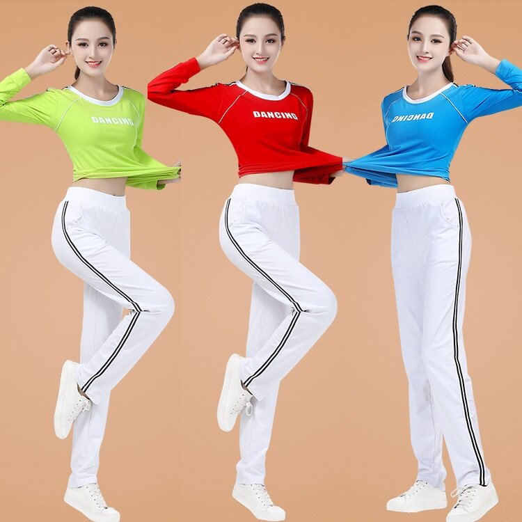 新款时尚休闲运动服套装舞蹈服