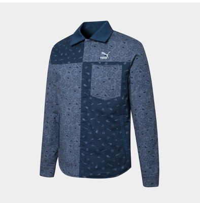 스팟 PUMA 푸마 재킷 남성 싱글 브레스트 셔츠 534972-12-01-64 53497212