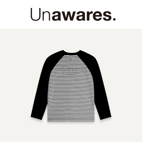 Unawares.复古慵懒条纹长袖