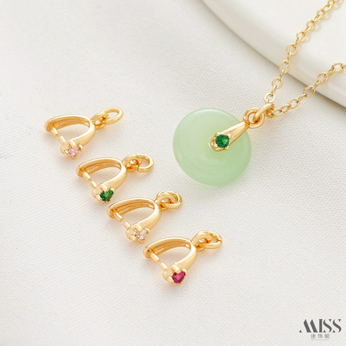 祢饰妮吊坠夹扣保色久卡扣平安扣