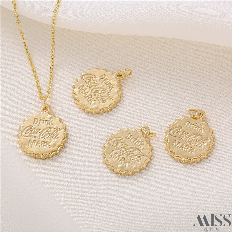 迷饰妮女合金镀金保色吊坠包邮