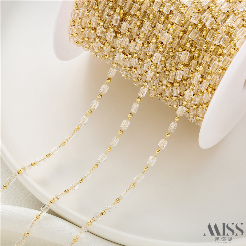 迷饰妮链条包邮保色镀金手工链