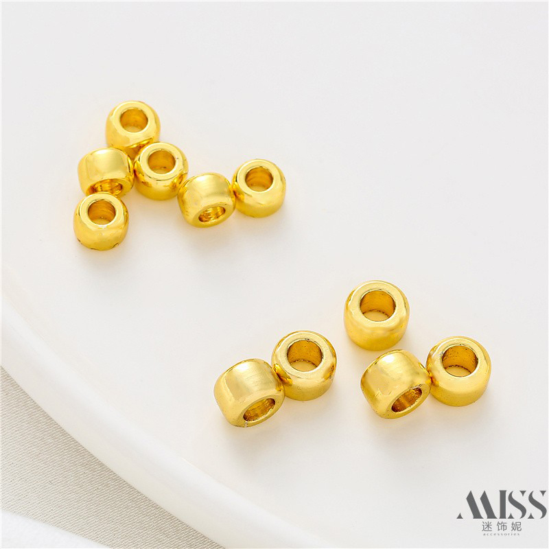 迷饰妮镀金镀银保色散珠包邮