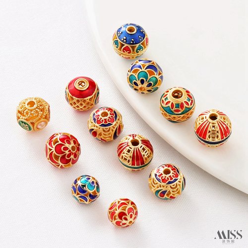 祢饰妮铜包金保色久隔珠满包邮