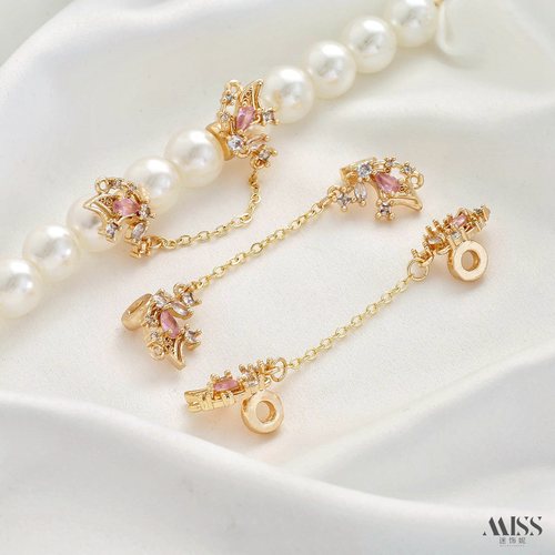 祢饰妮铜+锆石保色隔珠时尚