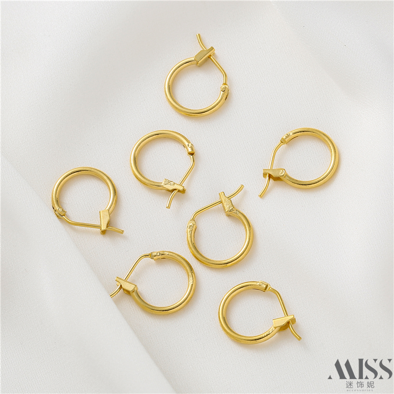 迷饰妮包金保色diy配件耳饰包邮