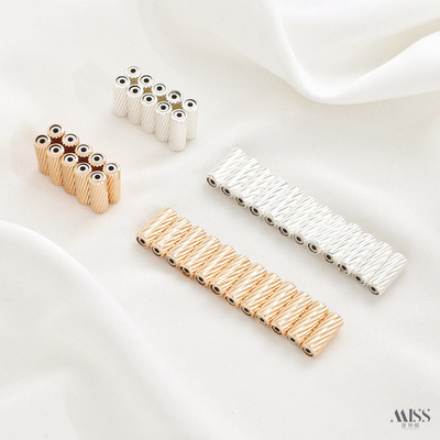 祢饰妮铜镀金磁力通孔直管