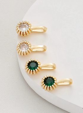 祢饰妮女铜+锆石保色吊坠