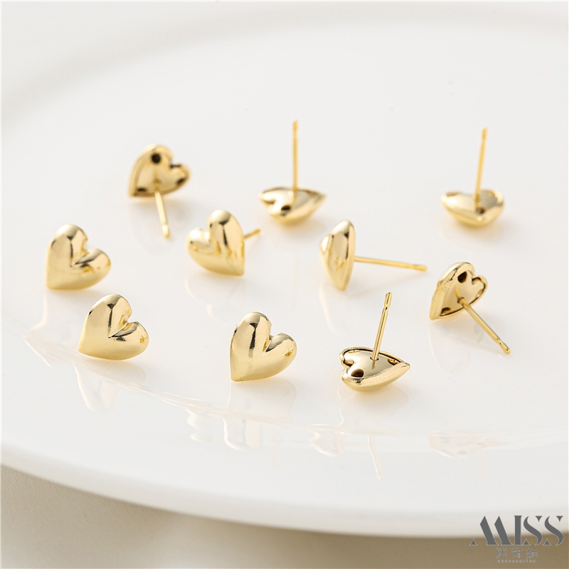 迷饰妮包金保色diy配件耳钉包邮