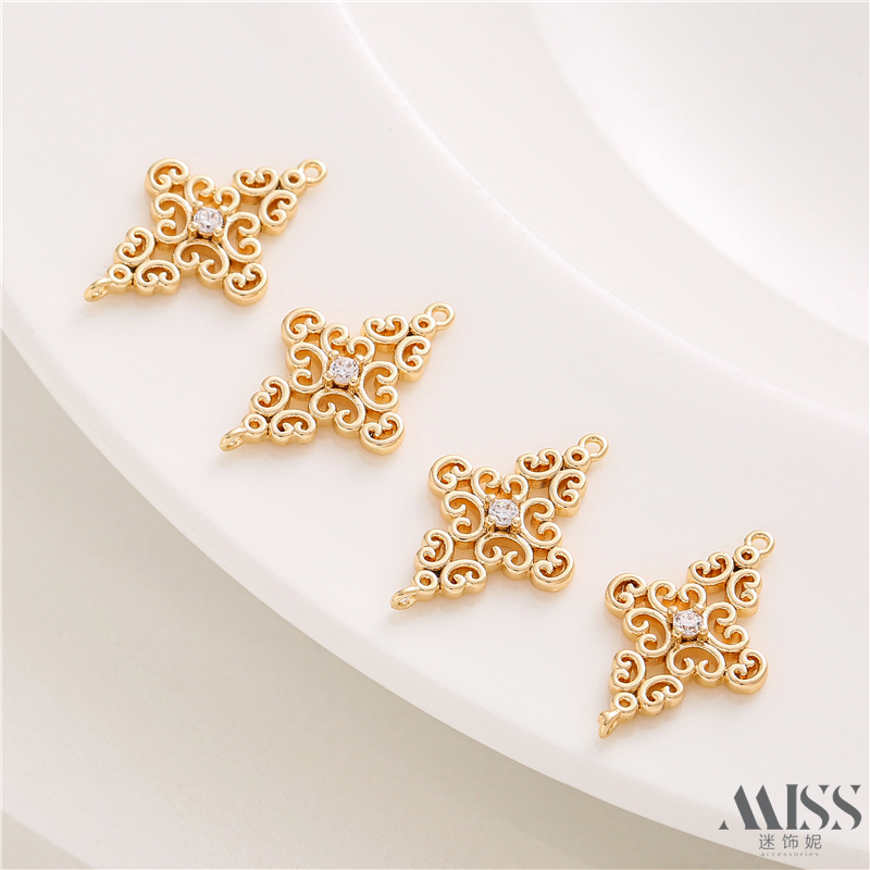 迷饰妮女金属镀金保色吊坠包邮铜