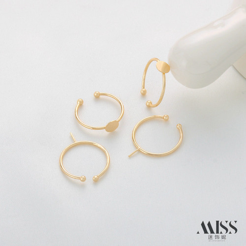 14K包金保色DIY活口戒拖