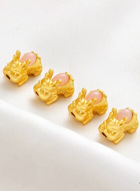 祢饰妮铜包金保色吊坠隔珠