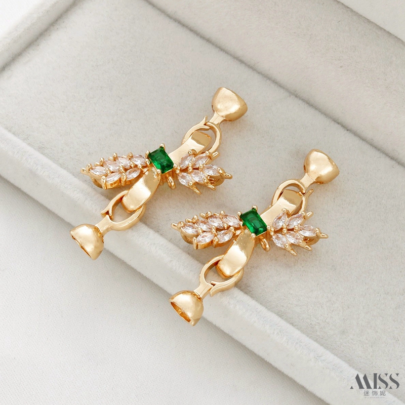 祢饰妮铜包金保色双头连接扣