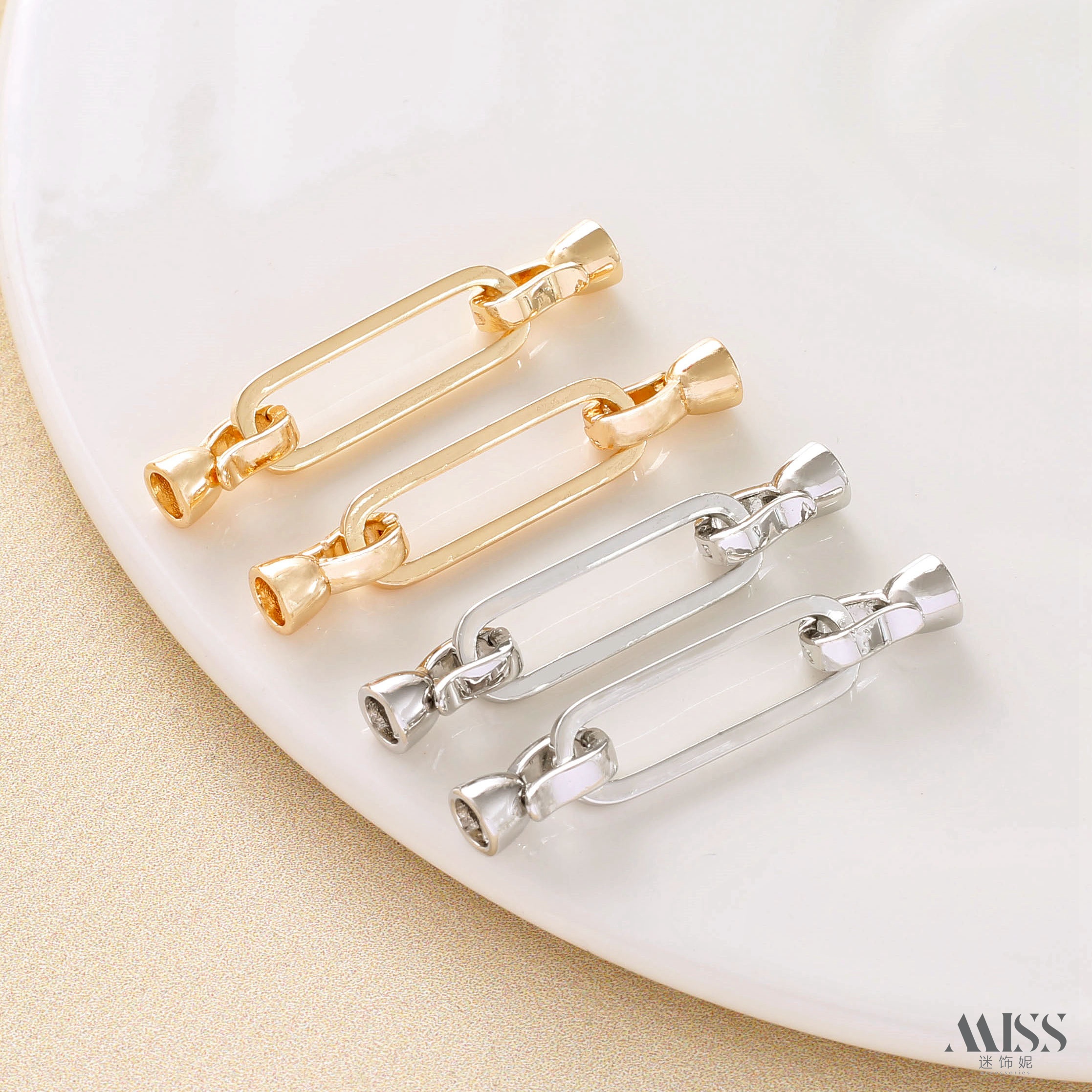 祢饰妮连接扣保色久铜包金