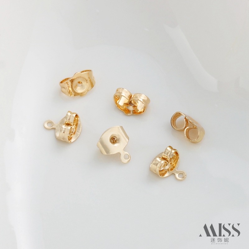 迷饰妮铜包金保色14K耳堵耳塞