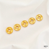 沙金强保色康熙嘉庆顺治乾隆雍正五帝铜钱币diy手工编织饰品配件